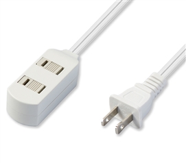 3-outlet Indoor Extension Cord (9 or 6ft Available)