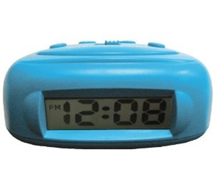Stay On Time With A Mini Digital Alarm Clock (Available in Aqua or Black)