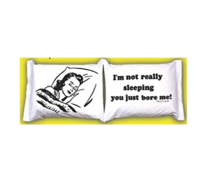 College Pillowcases - You Bore Me! Funny College Bedding Accessories