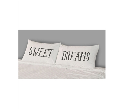 Designer Pillowcase - College Pillowcases - Sweet Dreams (Set of 2) - Cool College Product