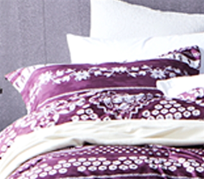 Mulberry Lilac Sham Dorm Essentials Dorm Room Decorations Essential College Bedding Piece