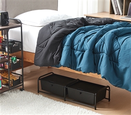 Space Saving Storage Solutions Organize Dorm Room Under Bed Storage Drawers with Lids