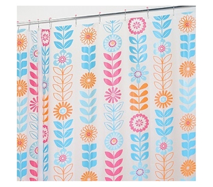 Start With A Fresh Curtain - Garland Shower Curtain Set - Pretty Shower Curtain