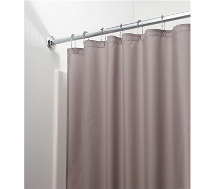 Keep Floor Clean - Waterproof Shower Curtain - Gray - Keeps Water Out