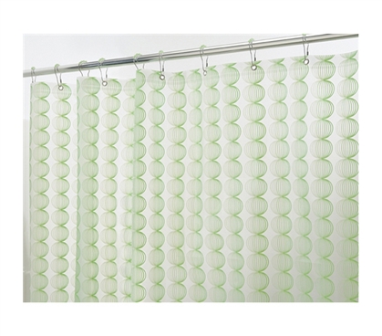 Gentle Color - Green Retro Shower Curtain Set - Must Have For Dorm Bathroom