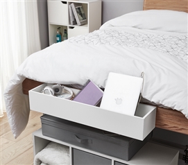 Bedside Phone Holder for Bed Headboard Organizer Dorm Essentials Checklist for Freshmen