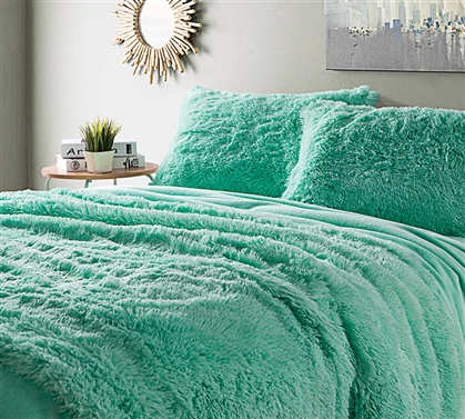 Twin Extra Long Sheet Set Are You Kidding Calm Mint Ultra Plush College Dorm Bedding