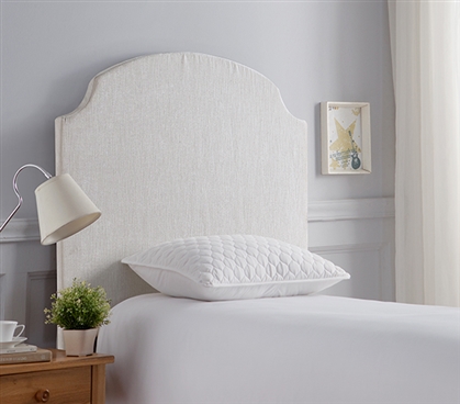 Classic Twin XL DIY Headboard for Dorm Bedding DIY Beveled Corner Curve College Headboard