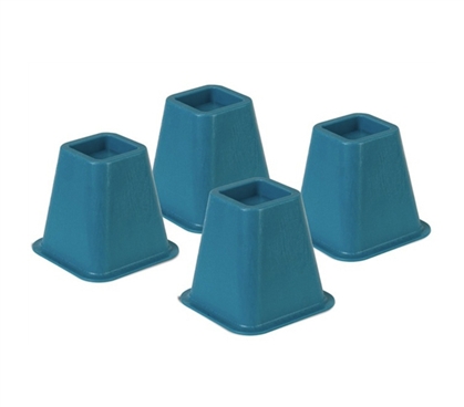 College Supplies Essential - Colored Bed Risers - Blue - Useful Product For College