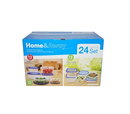Have A Dorm Pantry - Durable 26PC Food Container Set -Store Leftovers