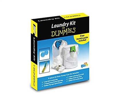 Necessary For Wash - Basic Laundry Kit for DUMMIES (6 Piece Kit) - Products For Dorms