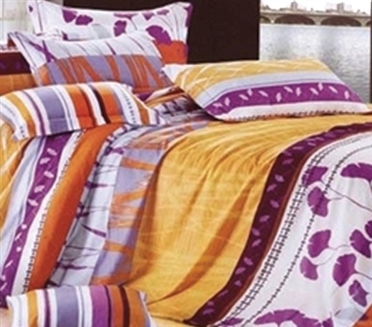 Twin XL Comforter Set - College Ave Dorm Bedding - Super Colorful And Fun