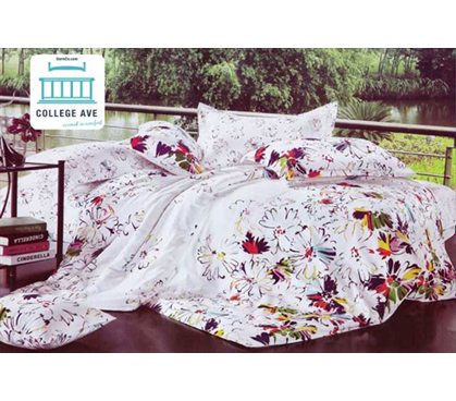 Twin XL Comforter Set - College Ave Dorm Bedding - High-Quality Cotton Comforter And Sham