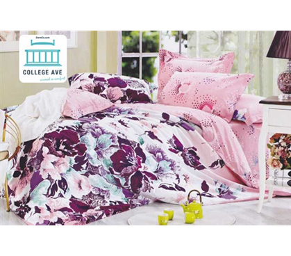 Twin XL Comforter Set - College Ave Dorm Bedding - Pretty Layers Of Comfort