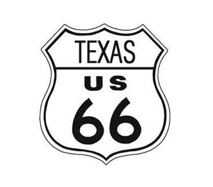 Buy College Tin Signs - Route 66 Texas Tin Sign - Decor For Dorms