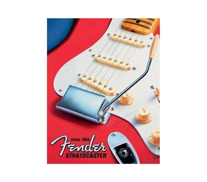 Wall Decor For Dorms - Fender Strat Tin Sign - Decorations For Dorm Rooms