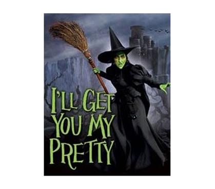 Fun Dorm Items - My Pretty Witch Tin Sign - College Must-Haves