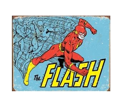 Decor For Dorms - The Flash Tin Sign - Best Supplies For College