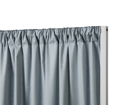 Long Fabric Panel for College Privacy Don't Look At Me Slate Gray Dorm Room Divider Fabric