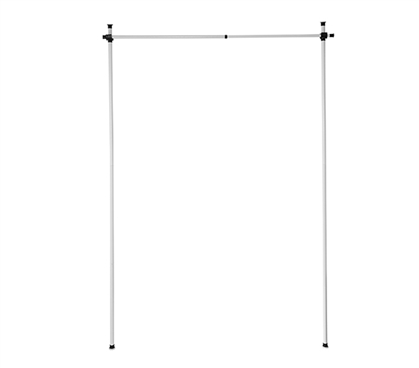 Durable College Divider for Dorm Room Privacy White Metal Frame Adjustable Dorm Divider