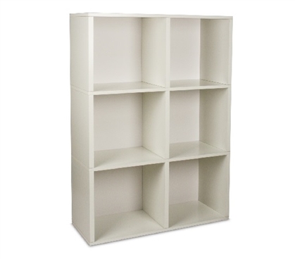 College Bookcase Black Way Basics Dorm room supplies