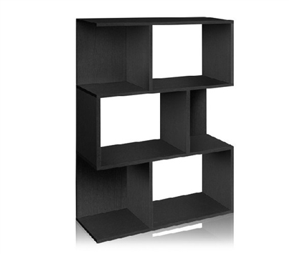 College Book Tower Black - Way Basics Dorm - Essential Dorm Storage