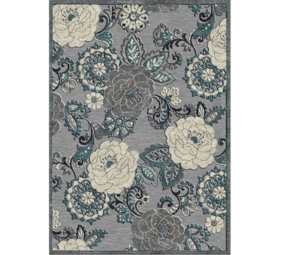 Dorm Room Decorations Kaylee Dorm Rug - Gray College Supplies