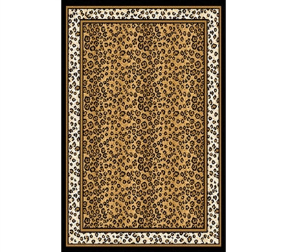 Cool Cheetah Print (Everyone Loves Cheetah)- College Dorm Rug