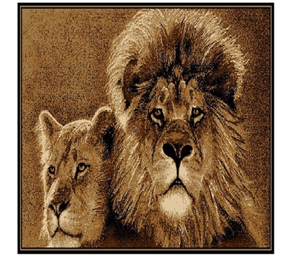 Stoic Lions Dorm Room Decor Rug College Decor Accessory