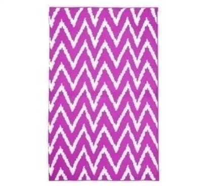 Cool Stuff For College - Wavy Chevron Dorm Rug - Pink and White - Best Dorm Decor