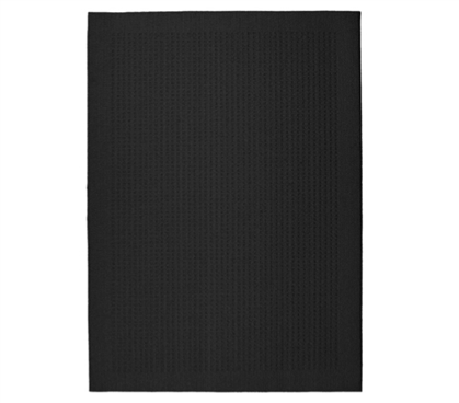 Simple Yet Useful - Basic Black College Rug - Add Decor For Dorms