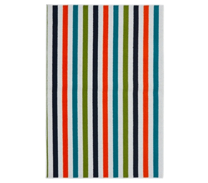 Adds Character To Your Dorm - Summer Stripe Rug - Mus Have Decor For Dorms