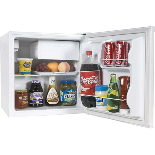 Haier Dorm Fridge with Freezer - 1.7 Cu Ft College Refrigerator Dorm  Appliance Supplies