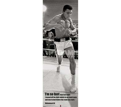 Stand Among The Best - Muhammad Ali Dorm Door Poster