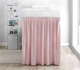 Lofted Dorm Bed Ideas Twin Extra Long Bed Skirt for Bunk Beds Adjustable Length Bedskirt