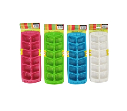 Essential Freezer Supplies - 3PK Ice Cube Trays (4 Colors Available) - Keep Beverages Cold