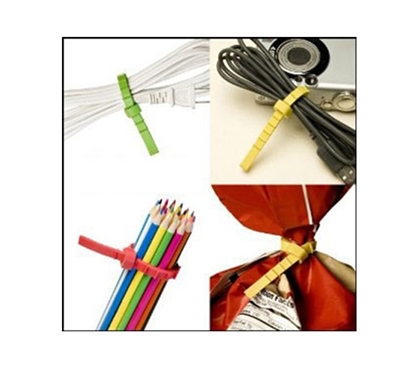 Multi-Purpose Reusable Ties - Q KNOT Dorm Supplies