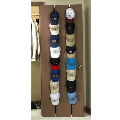 Cap Rack Over the Door Space Saver is an organizer that is most often  considered a guys dorm product but can be used for girls who love hats too