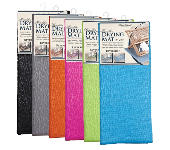 Microfiber Drying Mat (Gray Only)