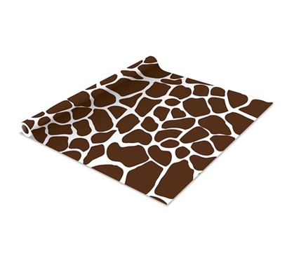 Self Adhesive Shelf Liner - Cocoa Giraffe - Cool Dorm Decor
