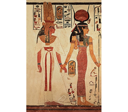 Ancient Egypt God - Nefertari Preceeded by Goddess Isis Dorm Poster.