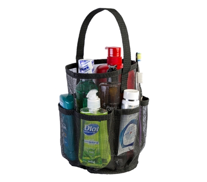 Canvas Black Mesh Tote - STRONGEST Shower Bag - Seriously Strong