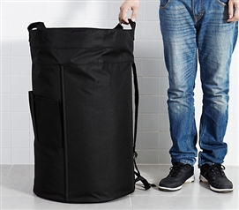 Holds Plenty - Oversized College Laundry Duffel Bag - Black - Needed For Laundry
