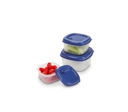 Food Storage Containers - 3 Pack (Available in 3 Colors) - Great For Leftovers