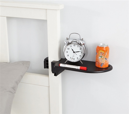 Bed Post Shelf - Keeps College Stuff Handy When You Need It