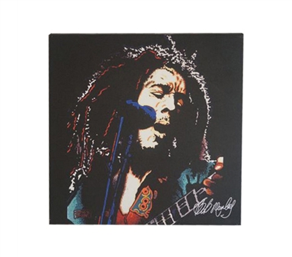 Bob Marley Guitar Wall Canvas College Wall Decor