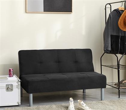 College Mini-Futon - Black