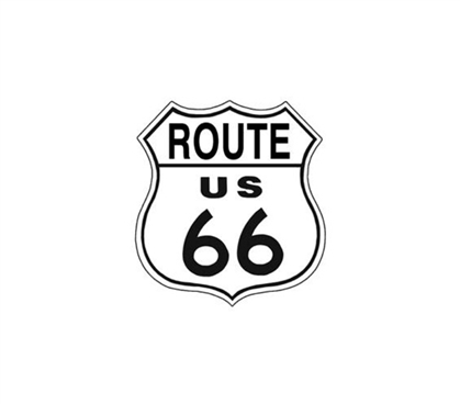 Tin Sign Dorm Room Decor super classic route 66 print on tin sign for dorm wall and apartment decoration