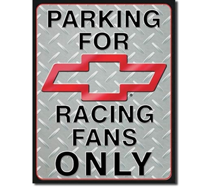 Tin Sign Dorm Room Decor Racing Fans parking sign on dorm room wall and apartment tin sign for college decoration