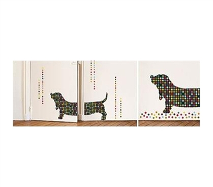 Dorm Doggie - Peel N Stick Dorm Room Decorations Must Have Dorm Items